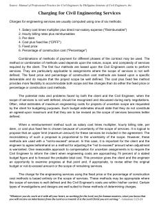 Civil Engineering Service Charges: Methods & Guidelines