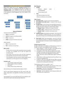 Cash and Cash Equivalents: Accounting Study Guide