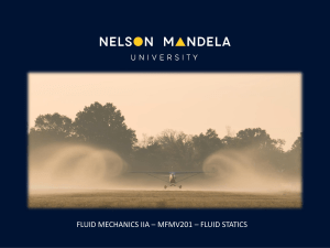 Fluid Statics: Hydrostatic Equilibrium & Pressure Measurement