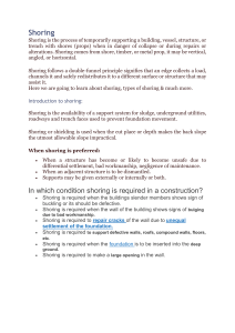 Shoring in Construction: Types and Applications