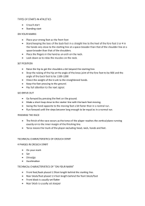 Athletics Starts: Crouch Start Technique & Phases