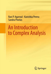 Complex Analysis: An Introduction - Textbook