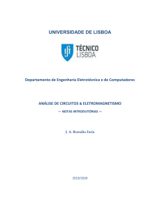 Análise de Circuitos & Eletromagnetismo: Notas Introdutórias