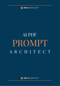 AI PDF Prompt Architect: Guide to Effective PDF Creation