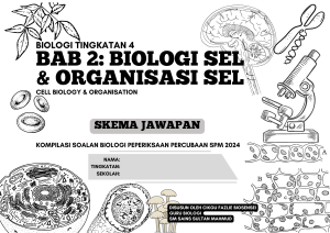 Biology Form 4: Cell Biology SPM Trial Exam Compilation