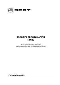 Libro de curso de programación de robótica FANUC