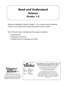 Read & Understand Science 1-2 Workbook