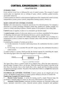 Control Systems: Introduction & Classification