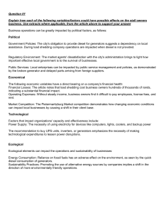 Business Management Questions: Stall Owners & Value Chain