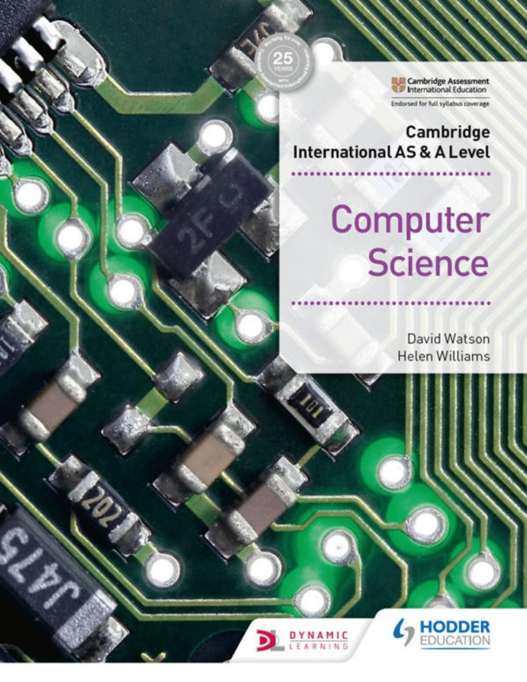Cambridge AS & A Level Computer Science Textbook