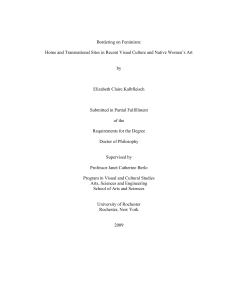 Feminism, Home, and Native Women's Art: A Transnational Analysis