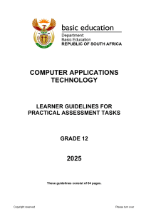 CAT Grade 12 PAT Guidelines: AI Ethics