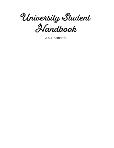 MSU Student Handbook 2024: Policies & Guidelines