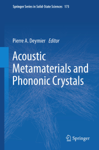 Acoustic Metamaterials & Phononic Crystals