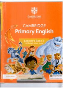 Cambridge Primary English Learner's Book 2