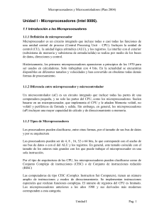 Arquitectura del Microprocesador Intel 8086