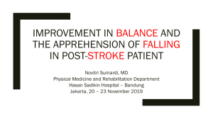 Post-Stroke Balance Improvement: Falls & Rehabilitation