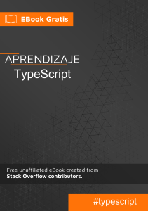 eBook de TypeScript: Aprende Programación TypeScript