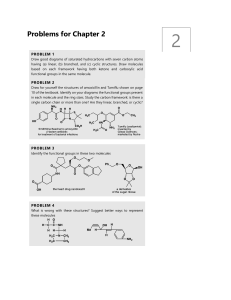 Organic Chemistry Problems: Structures & Functional Groups