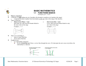 Theme 1 Notes Basic Mathematics