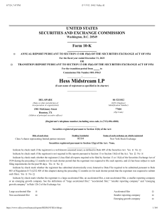 Hess Midstream LP 2023 10-K Annual Report