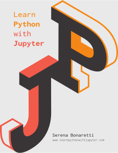 Learn Python with Jupyter: A Free E-book