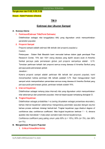 Referensi Rangkuman UAS-Statistika Terapan