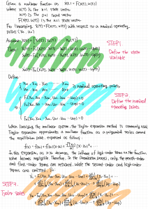 Nonlinear Function Linearization with Taylor Series