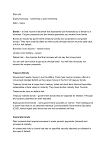 Bonds & Equity Financing: Lecture Notes