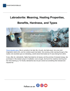 Labradorite: Meaning, Benefits, Healing, and Types