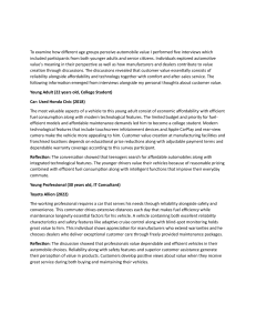 Automobile Value Perception Across Age Groups: Interview Analysis