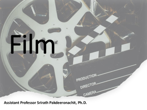 Film Industry History & Development: A Presentation