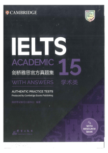 IELTS Academic Practice Test 15 with Answers