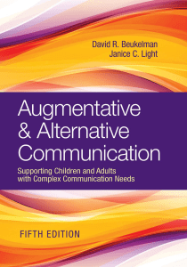 Augmentative & Alternative Communication Textbook