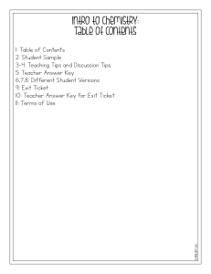 Intro to Chemistry: Guided Notes & Teaching Tips