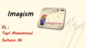 Imagism: Definition, Characteristics, and Examples