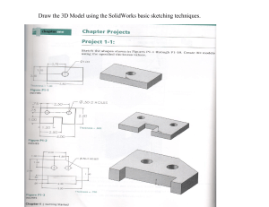 SolidWorks 3D Modeling: Carbon Fiber Gasket Exercise