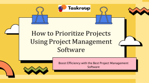 Project Prioritization with Project Management Software