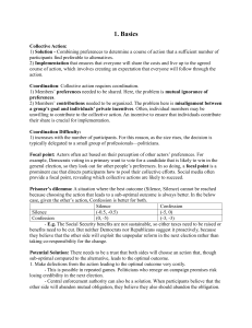 Collective Action & Constitution: Lecture Notes