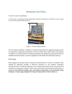 Torsion Testing: Principles and Material Properties