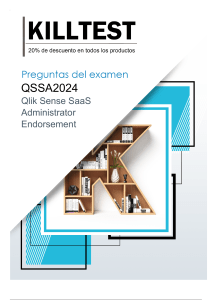 QSSA2024 Qlik Sense SaaS Administrator Exam Questions