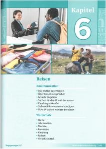 German A1 Coursebook: Travel Vocabulary & Communication