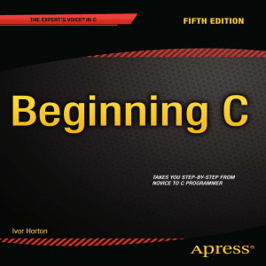 Beginning C 5th Edition