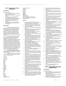 Electronic Communications: Intro, Modulation, Spectrum & Bandwidth