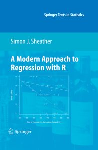 Regression with R: A Modern Approach Textbook