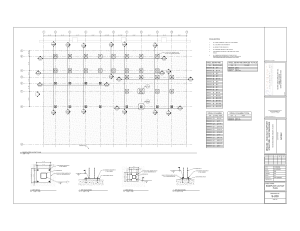 HVAC Duct Support Baseplate Layout Plan - Shop Drawing