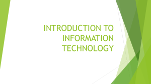 Introduction to Information Technology Presentation