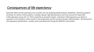 Consequences of Life Expectancy: Key Impacts