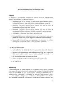 Análisis de Rodadura Pura: Práctica de Laboratorio con Video