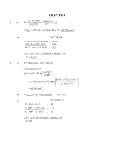 Physical Chemistry Solutions: Chapter 4